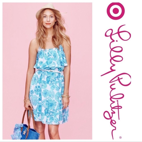 Lilly Pulitzer for Target Sea Urchin Flounce Dress Size Small - Picture 1 of 12